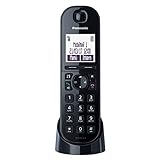 Panasonic KX-TGQ200GB DECT IP-Telefon (schnurlos, CAT-iq 2.0 kompatibel, Freisprechmodus, Anrufersperre, Eco-Plus, digitales Telefon) schwarz