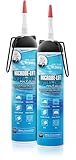 Microbe-Lift Aqua-Fix - 2X 300 g Bundle - Vielseitiger Unterwasserkleber für Gestein, Glas, und mehr. Ideal für Aquarien, sichere Anwendung mit Automatik-Kartusche.