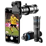 Apexel HD Handyobjektiv 28X Teleobjektiv mit Auslöser für iPhone Samsung, Huawei, Xiaomi Android Smartphone, Monokular Teleskop