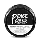 Peacecolor 5g Nagelkleber, professionelles Strass-Kleber-Gel in Salonqualität für künstliche Nägel, Nailart, Naturnägel
