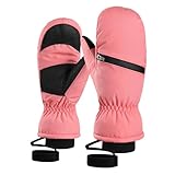 jdstty Skihandschuhe Für Männer Und Frauen Winterhandschuhe Wasserabweisende Skihandschuhe Warme Handschuhe Snowboard Fäustlinge Handschuhe