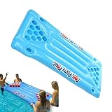 Neue Bier-Poolpong-Spiele 2025, schwimmende Pong-, aufblasbarer Pong-Tisch, Lounge-Floßtisch für Erwachsene und Familien