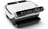 Tefal OptiGrill Elite Kontaktgrill, 12 Programme, Digitales Display mit Garstufenanzeige, Abnehmbare Platten, Elektrogrill, Edelstahl, GC750D16