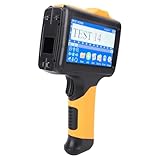 Sxhlseller Handheld Tintenstrahldrucker mit 42 Ml Schnelltuschkartusche und 4,3 Zoll Farb LCD Touchscreen, 2 Mm 12,7 Mm Inkjet Drucker für QR Code Barcode