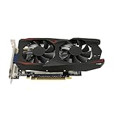 Tangxi GTX1050Ti Gaming Grafikkarte, 4 GB DDR5, 128 Bit, Computer Grafikkarte mit Zwei Lüftern, High Definition Multimedia Schnittstelle, DVIx1, (GTX1050Ti 4 GB DDR5 128 Bit)