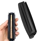 LQIOACU 1 Stück Zigarettenroller, Zigarettenstopfmaschine, Zigaretten Drehmaschine, Tabakroller 78 mm Black Edition, Schwarz