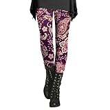 Leggings für Damen, Übergröße, 5XL, Herbst- und Winter-Leggings, künstlerisch bedruckt, weich, dehnbar, Fitness-Leggings für Damen, 3/4-Yogahose, Workout, Laufen, Kompressionsleggings für Yogahosen,