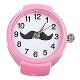 Lurrose Digitale Fingeruhr Damen Retro Ringuhr mit Großem und Glitzernder Dekoration Schmaler Schmuckring für Frauen Praktische und Zeitanzeige Geeignet für Alltag und Party