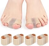 KAIYAYA 8 Stück Zehenspreizer Hallux Valgus Korrektur,Zehenstrecker Zehenspreizer Silikon,Überlappende Zehen,Hammerzehen Korrektur,2 Verschiedene Größen Von Zehentrenner,Frauen und Männer