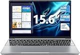 SGIN 15.6 Zoll Laptop, 4GB RAM 128GB SSD Home 11 Notebook, Celeron N4000, Up to 2.8GHz, 2.4/5.0G WiFi, Bluetooth 4.2, Expandable Memory 512GB TF