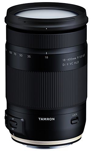 Tamron Ultra-Tele-Megazoom B028E 18-400mm F/3.5-6.3 Di II VC HLD Objektiv für Canon schwarz