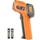 ThermoPro TP30 Infrarot Thermometer Laser Temperaturmessgerät -50°C ~ 550°C Emissionsgrad einstellbar MAX/MIN/AVG-Messwerte (NICHT für Mensch) Ideal für Klimaanlage, Automotor, Bodenheizung