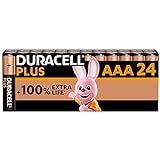 Duracell - AAA Plus Alkaline Batterien 1,5V LR03 MN2400 24 Stück