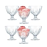 Dajar Malediven 6 Eisbecher 300 ml LUMINARC, Glas, Transparent, 6 Stück (1er Pack), 6