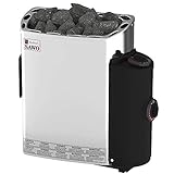 Sawo MINI/Mini X NB Trendline Sauna Warmwasserbereiter 3.6 KW; mit integriertem Control Einheit: Thermostat und Timer; 230 V 1 N oder 400 V 2 N; Wandmontage Installation