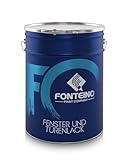 Fenster und Türenlack 3in1 Holzfenster Fensterfarbe für Holz Metall Messing - 2,5L