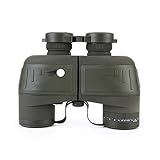 7X50 Fernglas Wasserdicht Marine Schwimm Bak4 Prismatic Teleskop Entfernungsmesser