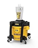 DEWALT Zyklon Staubsauger Filter Pulver Staubsammler Filter Zyklonabscheider Absaugung Werkstatt mit 23L Staubtank DXVCS002