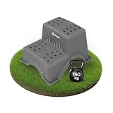 BERGER Robuste Wohnwagen Trittstufe | Stabil & rutschfest | Belastbar bis zu 150 kg | Ideal für Wohnmobil & Caravan - Sicherer Einstieg
