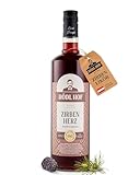 Hödl Hof Zirbenherz-Likör 1,0L I Hochwertiger Zirbenlikör aus steirischen Zirbenzapfen I Premium-Zirben-Likör mit zarter Süße & Citrusnoten I Edle Spirituose 20% vol