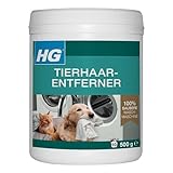 HG Tierhaar-Entferner, entfernt Hunde- & Katzenhaare aus Kleidung und Textilien, Anti-Tierhaar-Waschmittelzusatz für die Waschmaschine, tierfreundlich & waschmaschinenfest - 500g