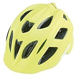 Prophete Kinderhelm 48-52 cm – Neon Gelb mit LED – Verstellbarer Inmold-Fahrradhelm, Seitlicher Verschluss – Leicht & Sicher für Kinder – Optimale Sichtbarkeit & Komfort