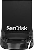 SanDisk Ultra Fit USB 3.2 Flash-Laufwerk 256 GB (Für Laptops, Spielkonsolen und Auto-Audiosysteme, Plug-and-Stay, 400 MB/s Lesen, RescuePRO Deluxe Software)