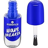 Essence Cosmetics gel nail colour, Nagellack, Blau, langanhaltend, Expressergebnis, schnelltrocknend, glänzend, farbintensiv, vegan, ohne Mikroplastikpartikel, ohne Parfüm, ohne Parabene,1er Pack(8ml)