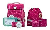 School-Mood Schulranzenset Champion Maxx Hannah (Hase), 7-teilig Grundschule Schulrucksack Schulranzen