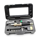 Angoily Gaslötkolben Kit Mit Piezozündung Selbstzündendes Propanlötkolben Optimal Für Schmuckreparatur Modellbau Und Elektronik Wiederbefüllbar Und Sicherheitsgeschaltet