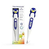 scala Digitales Fieberthermometer SC 44 flex Speed 10 sec. Pinguin weiß, Kinder und Babys