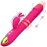 Vibrator Dildo Sex Spielzeug für die Frau Paare - Vibration für Frauen Dildos Sexspielzeug Vibratorstarb, 10 Vibrierende & 7 Stoßmodi Vibrators Sex Toyset Damen Klitoris Stimulator für Sie Sex Toys