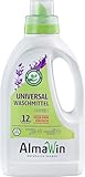 AlmaWin Universalwaschmittel Lavendel 750ml, 12 Waschladungen, vegan