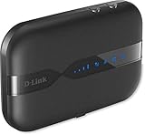D-Link DWR-932 Mobiler LTE WLAN Hotspot (Single Band, 4G LTE mit bis zu 150 Mbit/s Downloadgeschwindigkeit) Schwarz