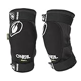 O'NEAL | Knieprotektor | BMX Mountainbike Downhill | IPX®- Aufprallschutz aus Polyurethan, Leichte Konstruktion, Abriebfestes Material | Dirt Knee Guard | Erwachsene | Schwarz Weiß | Größe XL