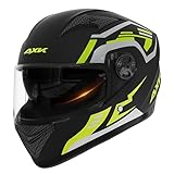 Motorradhelm, Integralhelm Klapphelm Motorrad Herren Damen RollerHelm-Helm Mit Doppelvisier, Integralhelm Mit Sonnenblende Full Face dua-l Lens Shield Street Motorrad Kopfbedeckung Motorradhelm