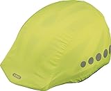 ABUS Regenkappe für Helme - Regenschutz mit dekorativen Reflektoren und Gummizug - wasserabweisend – Gelb