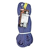 Kong. Tendon Dynamic Master 9.6, dynamisches Einzelseil, sportliches Klettern und Bergsteigen, leicht und robust, Durchmesser 9,6 mm, EN 892, Farben rot/blau, Gewicht 61 g/m, 70 m