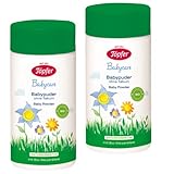 Töpfer Babycare Puder ohne Talkum, 2er pack (2 x 75g)