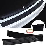 RuiYiL Auto HeckstoßStangenschutz für MG MG5 2021- Sedan, Self-Adhesive Sill Protector for The Boot Auto Ladekantenschutz Folie Kratzfestes Zubehör,104cmX9cm
