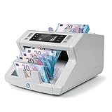 Safescan 2210 Geldzählmaschine, zählt sortierte Banknoten - Banknotenzähler mit 2-facher Echtheitsprüfung - zählt sortierte Banknoten aller Währungen