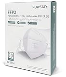 EasyCHEE Powstay PM01A (s) Partikelfiltrierende Schutzmaske FFP2 NR, 5-lagige Filterung, 10 St Box