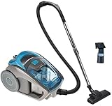 Zylinderstaubsauger 2500 W, beutellos, Zyklon mit drehbarer Bürste, geräuscharm für Teppich, Hartboden, Zuhause, Küche, Sofa, Auto