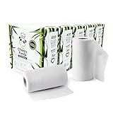 The Cheeky Panda Küchenrolle Großpackung Bambus 1000 Blatt | 2-Lagig Papierhandtücher |10 Rollen | Super Saugfähig und Nachhaltig
