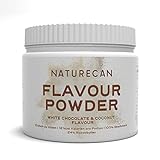 Naturecan Flavour Powder White Chocolate & Coconut - Die leckere Art Kalorien zu sparen - Vegetarisches Geschmackspulver - 250g Dose