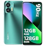 OUKITEL C36 Handy Ohne Vertrag, 12GB+128GB/1TB erweiterbar, 5150mAh 6.56' HD+ Display Android 14 günstig Smartphone 4G, Octa Core Prozessor, 13MP Panorama Kamera,Dual SIM 3 Steckplatz, Wi-Fi