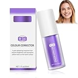 Zahnpasta Weisse Zähne,Purple Teeth Whitening Toothpaste,Lila Zahnpasta Whitening,Lila Zahnpasta zur Zahnaufhellung,Zahnfleisch Reparatur,Sorgt für Eine Effektive Zahnfleckenentfernung