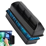 Aquarium Scheibenreiniger Magnet, Reinigungs Magnet Bürste, Magnetisches Reinigungswerkzeug, Aquarium Magnetbürste, Algenmagnet,Scheibenputzer zur Reinigung von Fenstern Glastüren Aquarien