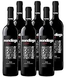 Monologo Crianza DOCa Rioja Rotwein Trocken (6 x 0,75 l) fruchtiger, spanischer Rotwein aus der Rebsorte Tempranillo, langlebig, samtige Tannine durch 12 monatige Lagerung auf Holz (Crianza)