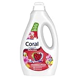 Coral Flüssigwaschmittel Kirschblüte Und Pfirsich Colorwaschmittel Für Bunte Wäsche Mit Langanhaltendem Duft 23 WL 6 Stück